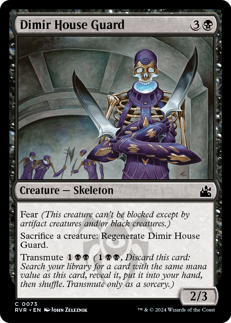 Dimir House Guard - Foil [Ravnica Remastered]