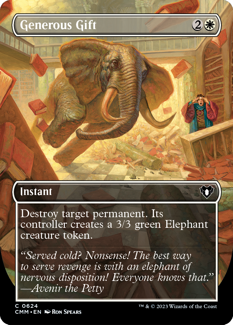 Generous Gift (Borderless) (CMM-624) [Commander Masters]
