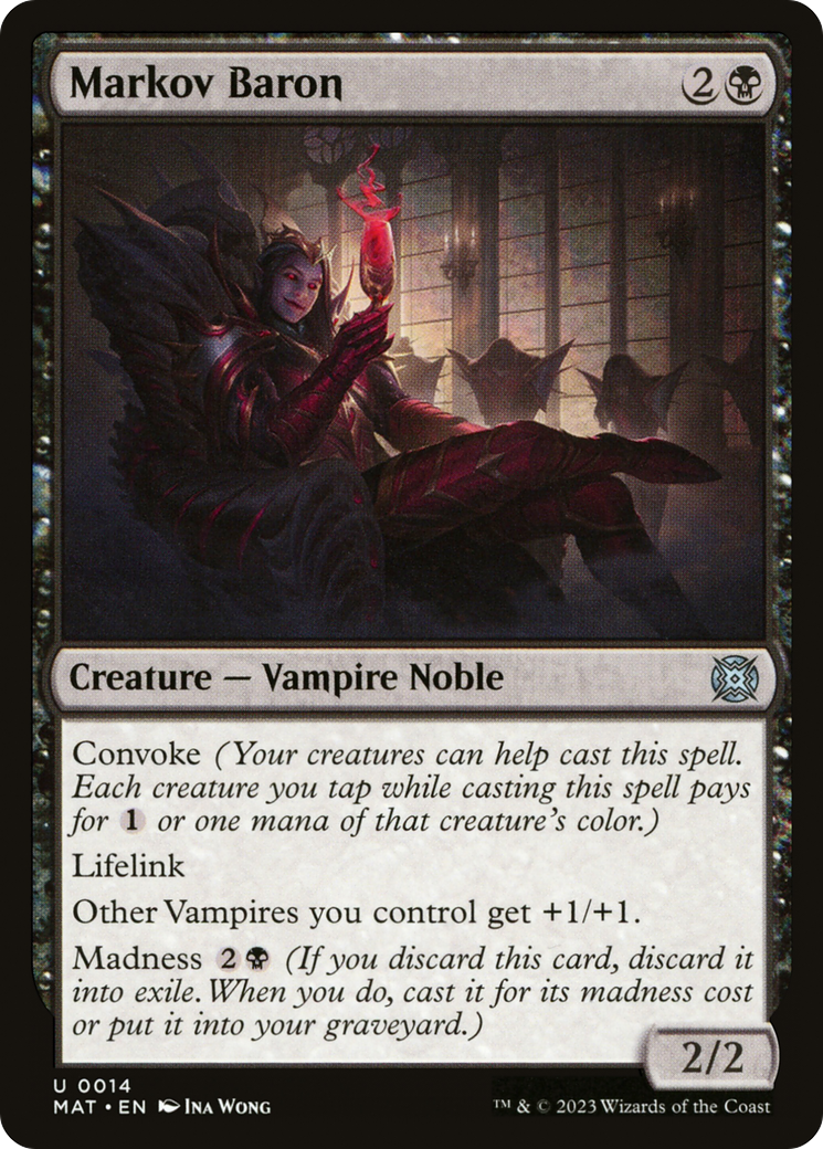 Markov Baron (MAT-014) [March of the Machine: The Aftermath] Foil