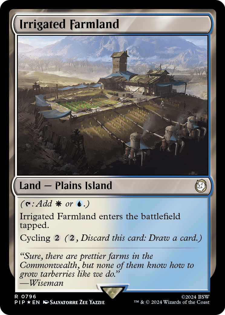 Irrigated Farmland (Surge Foil) (PIP-796) [Fallout] Foil