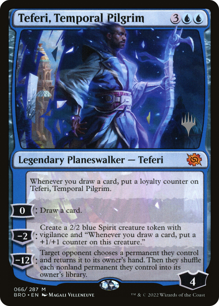 Teferi, Temporal Pilgrim (PPBRO-066) [Promo Pack: The Brothers' War Promos]