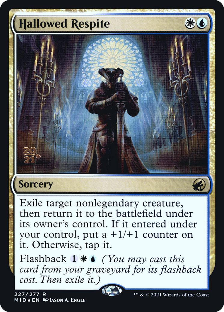 Hallowed Respite (PRE-227) [Innistrad: Midnight Hunt Promos] Foil