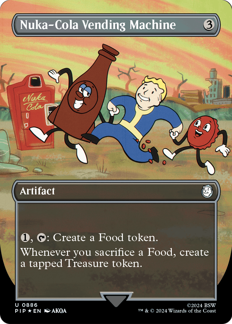 Nuka-Cola Vending Machine (Borderless) (Surge Foil) (PIP-886) [Fallout] Foil