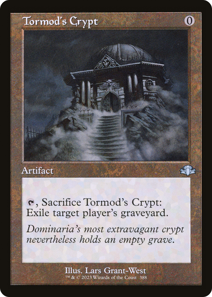 Tormod's Crypt (Retro Frame) (DMR-388) [Dominaria Remastered] Foil