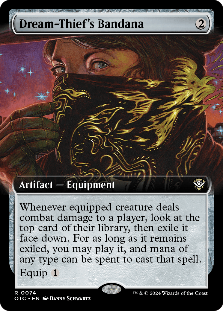 Dream-Thief's Bandana (Extended Art) (OTC-074) [Outlaws of Thunder Junction Commander]