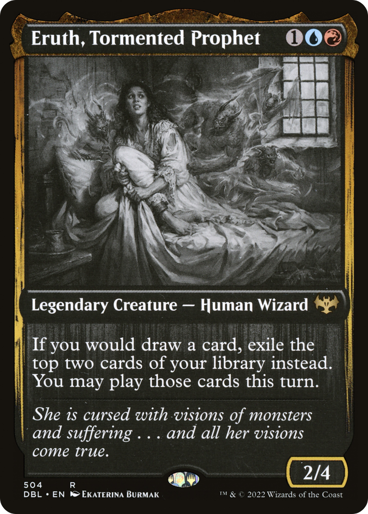 Eruth, Tormented Prophet (DBL-504) [Innistrad: Double Feature] Foil
