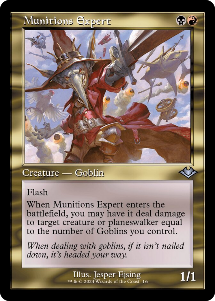 Munitions Expert (Retro Frame) (MH1-016) [Modern Horizons 1 Timeshifts] Foil