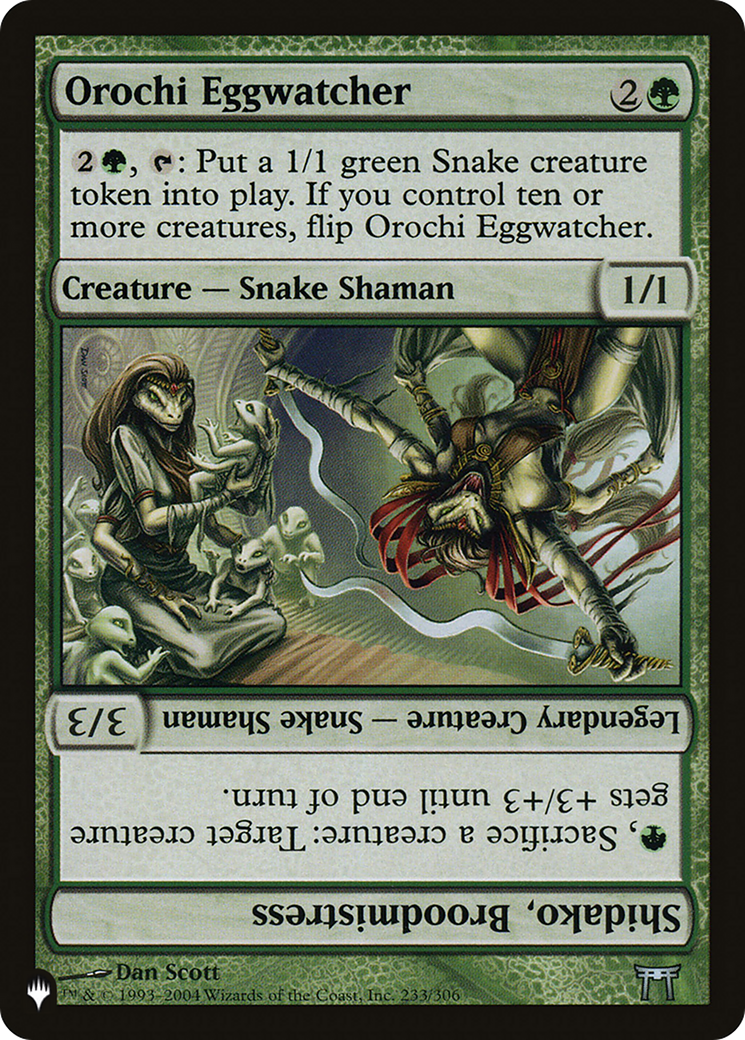 Orochi Eggwatcher // Shidako, Broodmistress (LIST-233/306) [The List]