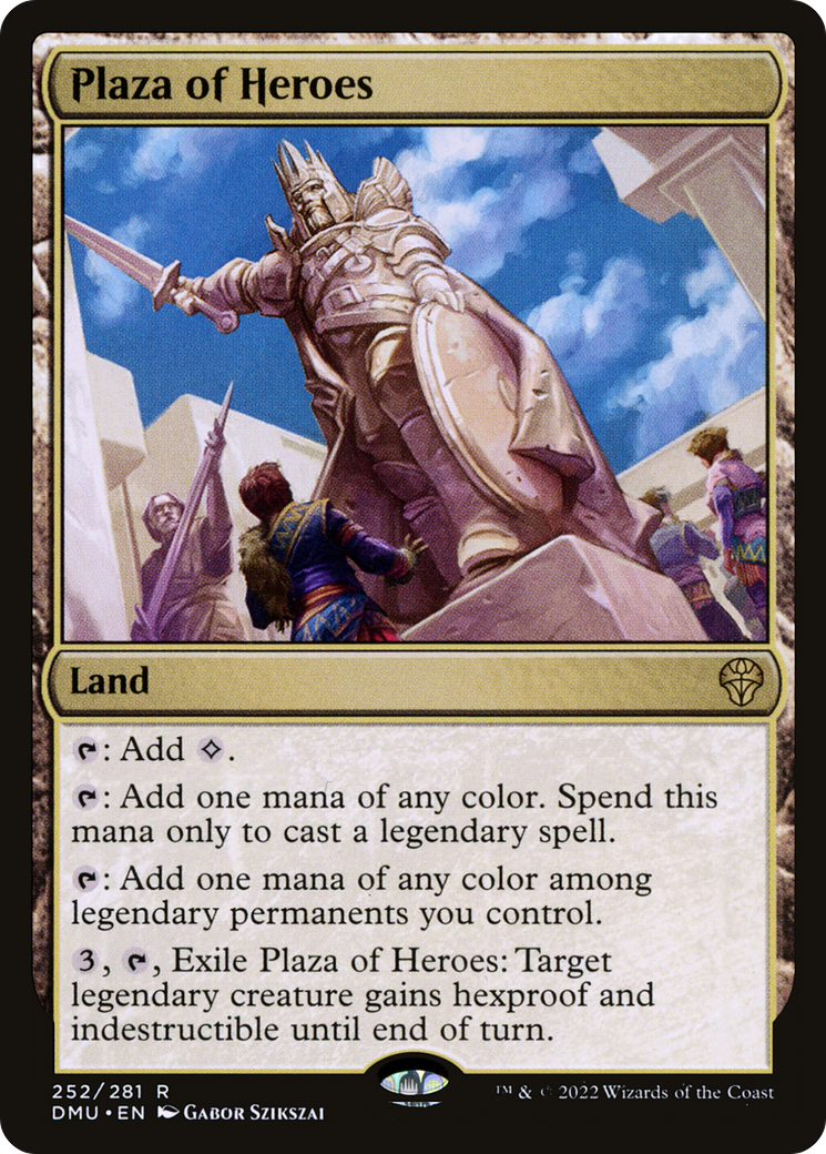 Plaza of Heroes (DMU-252) [Dominaria United]