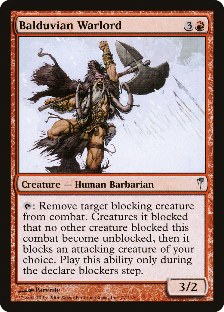 Balduvian Warlord (CSP-077) [Coldsnap]