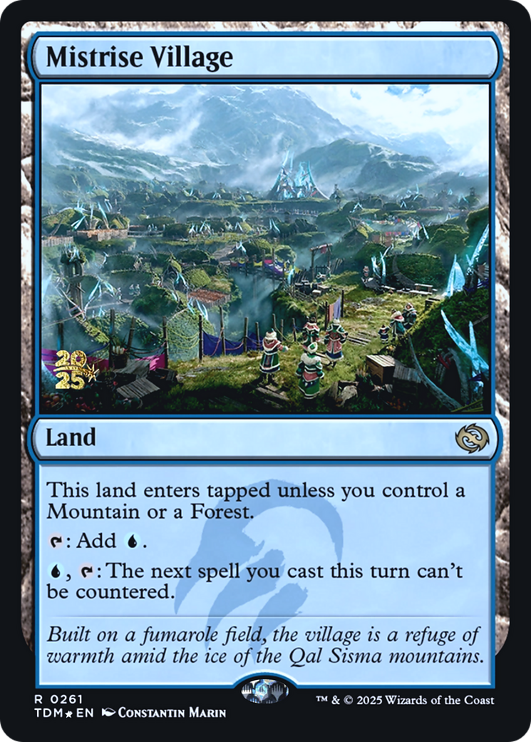 Mistrise Village (PRE-261) [Prerelease Cards] Foil