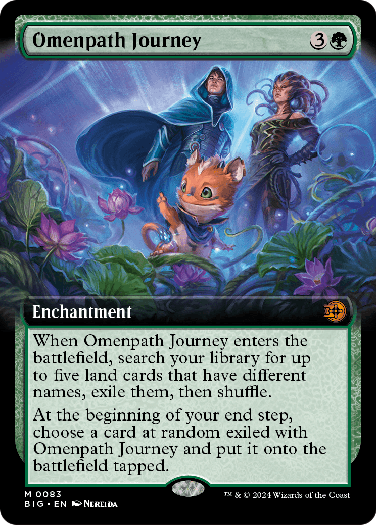 Omenpath Journey (Extended Art) (BIG-083) [The Big Score] Foil