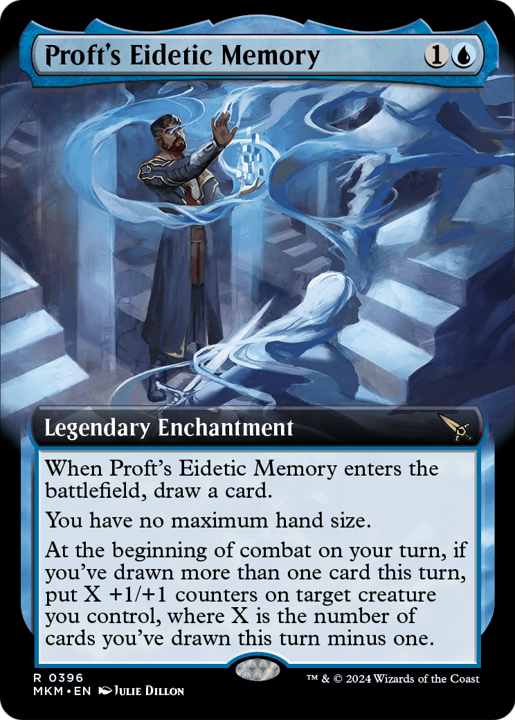 Proft's Eidetic Memory (Extended Art) (MKM-396) [Murders at Karlov Manor]