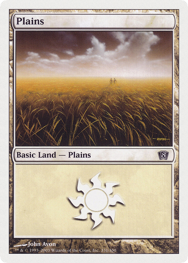 Plains (8ED-331) [8th Edition] Foil