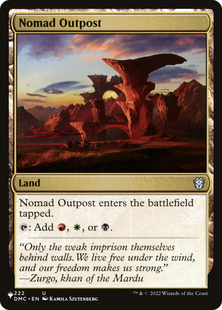 Nomad Outpost (LIST-222/048) [The List]