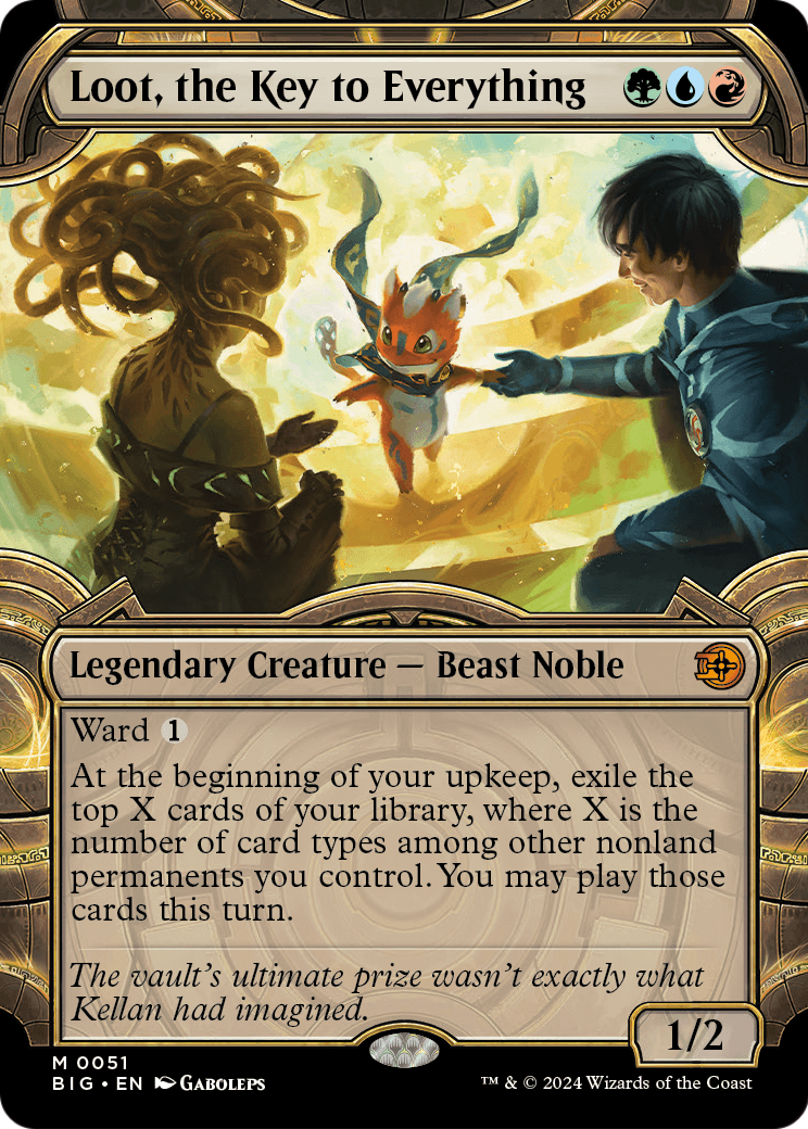 Loot, the Key to Everything (Showcase) (BIG-051) [The Big Score] Foil