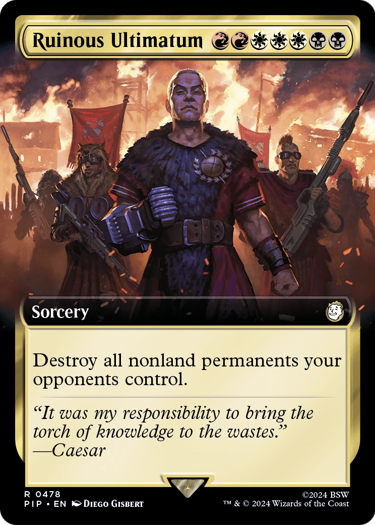 Ruinous Ultimatum (Extended Art) (PIP-478) [Fallout]