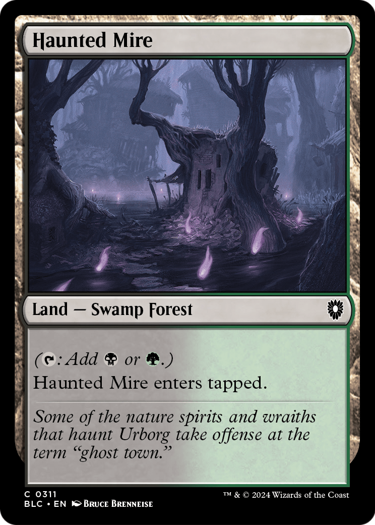 Haunted Mire (BLC-311) [Bloomburrow Commander]