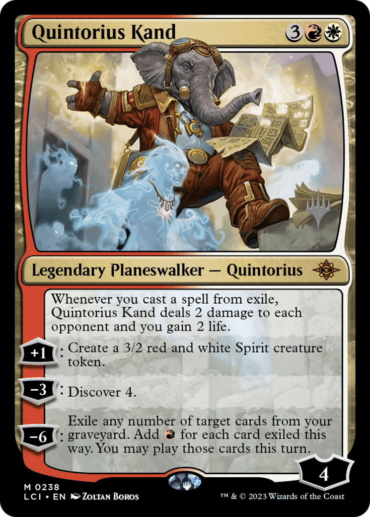 Quintorius Kand (PPLCI-238) [Promo Pack: The Lost Caverns of Ixalan Promos]