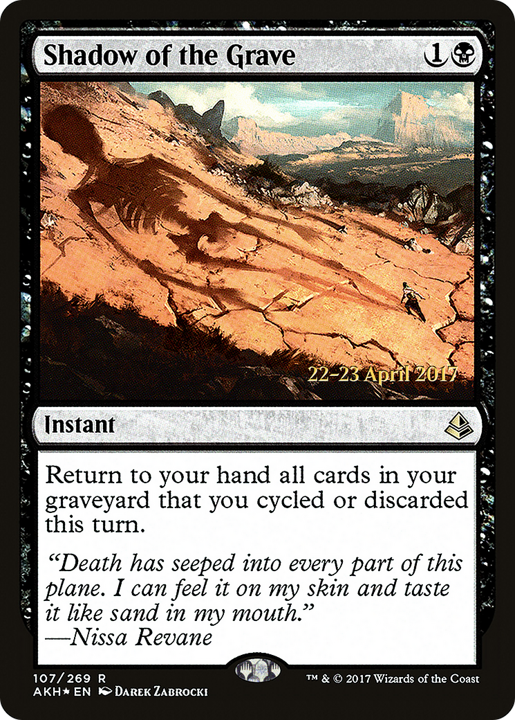 Shadow of the Grave (PRE-107) [Amonkhet Promos] Foil