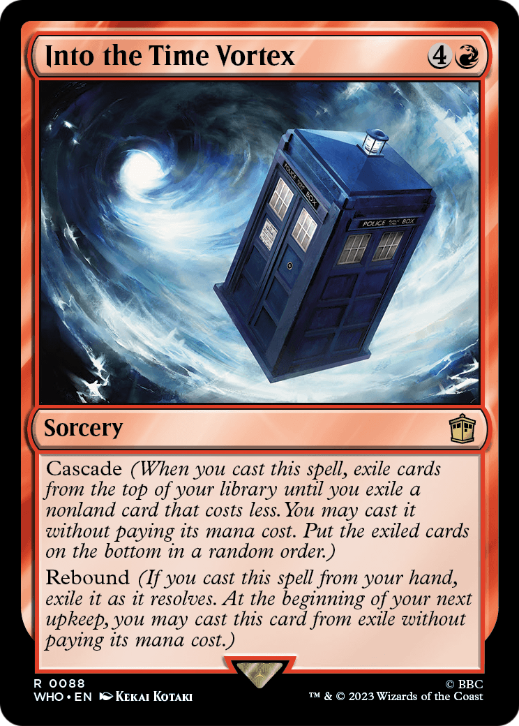 Into the Time Vortex (WHO-088) [Doctor Who] Foil