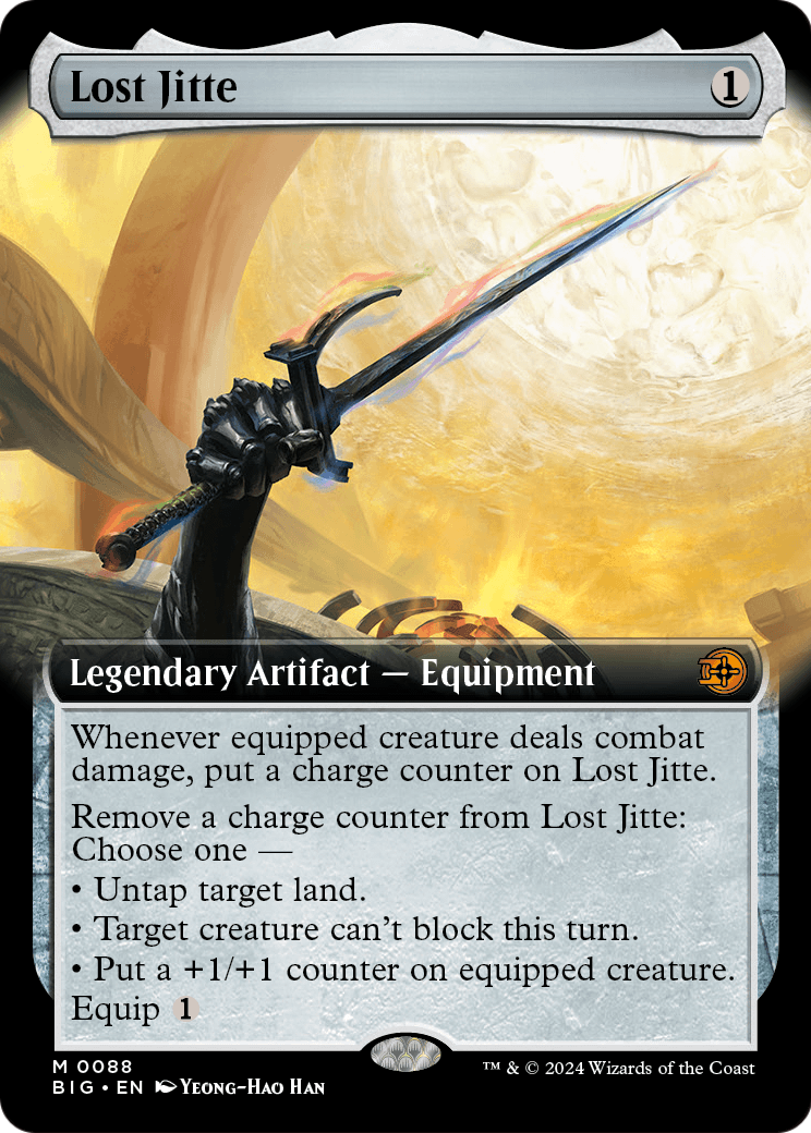 Lost Jitte (Extended Art) (BIG-088) [The Big Score] Foil