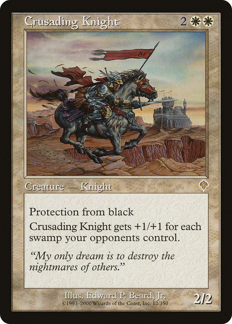 Crusading Knight (INV-012) [Invasion] Foil