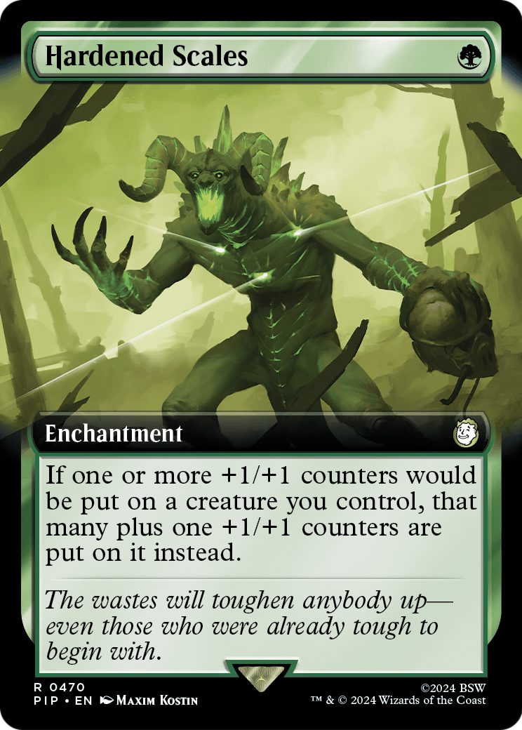 Hardened Scales (Extended Art) (PIP-470) [Fallout]
