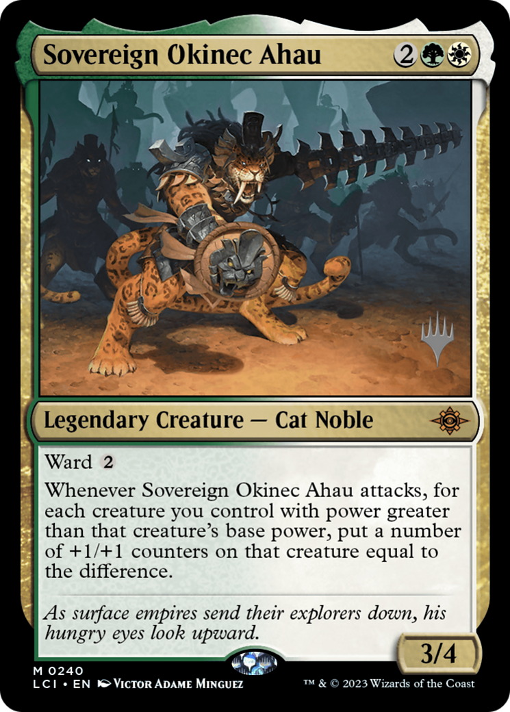 Sovereign Okinec Ahau (PPLCI-240) [Promo Pack: The Lost Caverns of Ixalan Promos] Foil