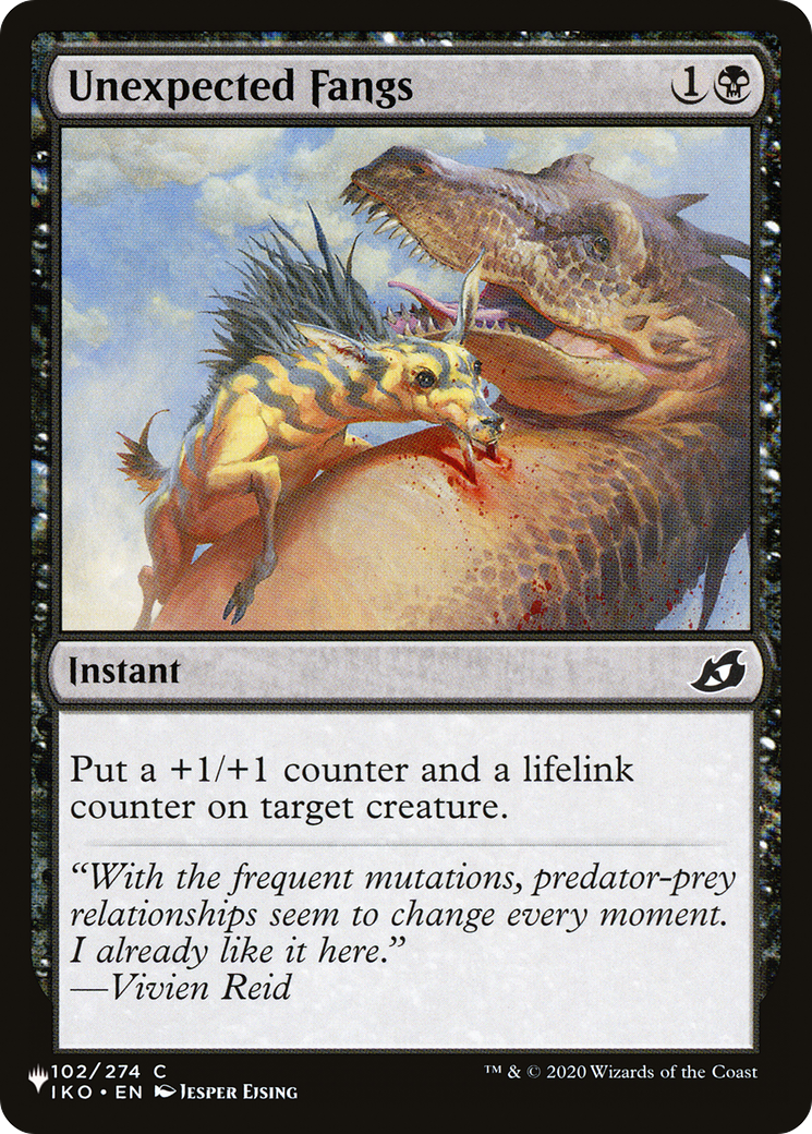Unexpected Fangs (LIST-102/274) [The List]