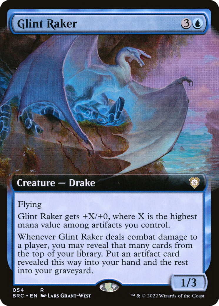 Glint Raker (Extended Art) (BRC-054) [The Brothers' War Commander]