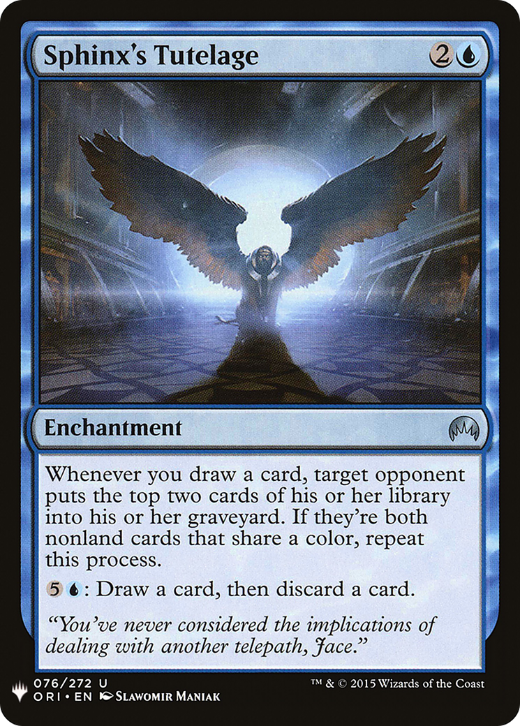 Sphinx's Tutelage (LIST-076) [The List]