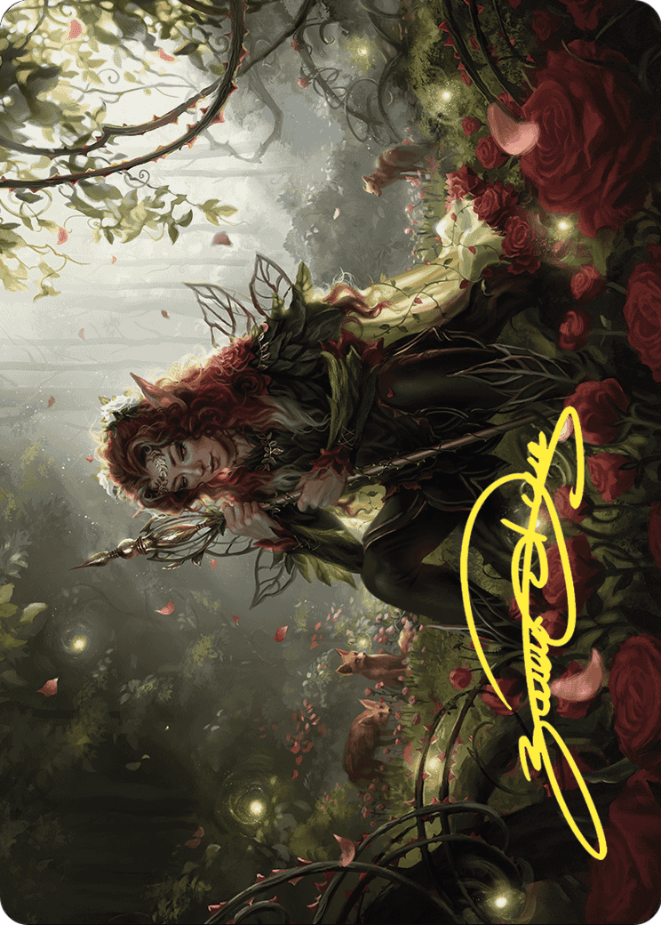 Yenna, Redtooth Regent // Yenna, Redtooth Regent (AWOE-035) (Borderless) [Wilds of Eldraine Art Series]
