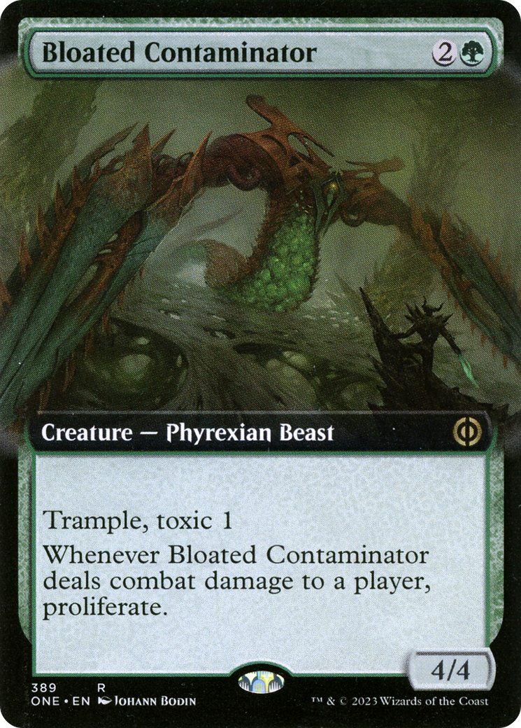 Bloated Contaminator (Extended Art) (ONE-389) [Phyrexia: All Will Be One]
