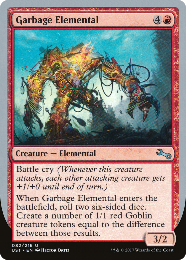 Garbage Elemental (C) (UST-082) [Unstable] Foil