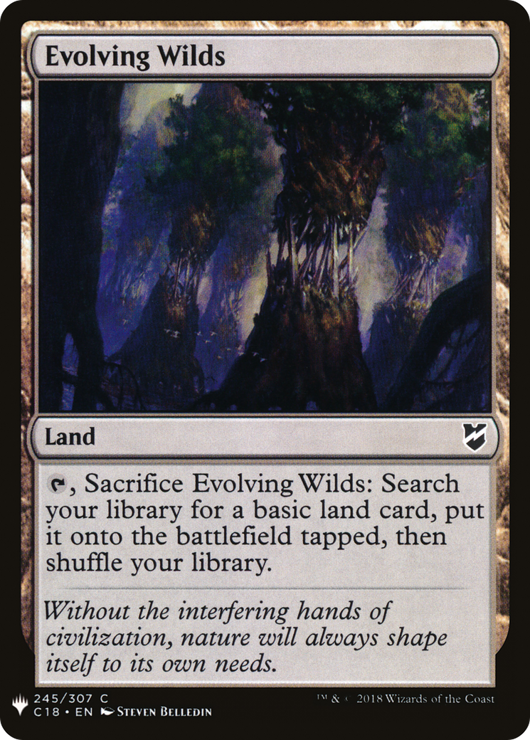 Evolving Wilds (C18) (LIST-245) [The List]