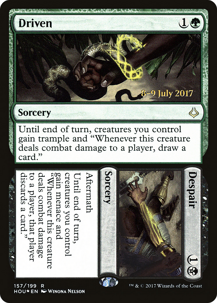 Driven // Despair (PRE-157) [Hour of Devastation Promos] Foil