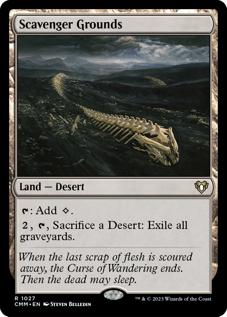 Scavenger Grounds (CMM-1027) [Commander Masters]