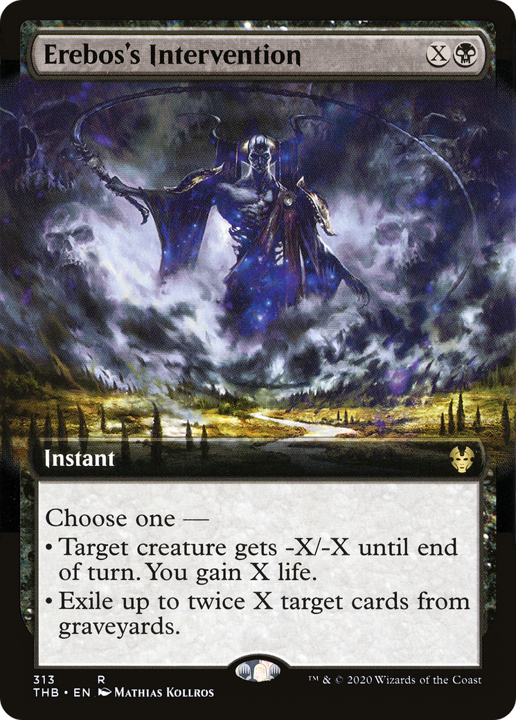 Erebos's Intervention (Extended Art) (THB-313) [Theros Beyond Death] Foil