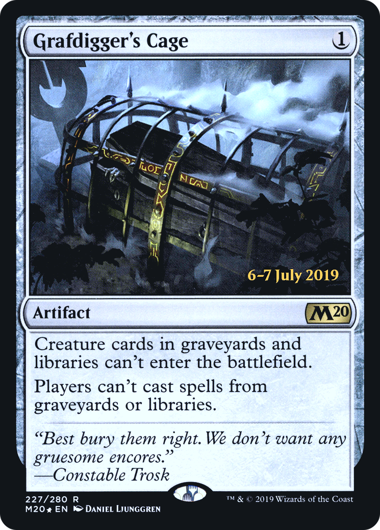 Grafdigger's Cage (PRE-227) [Core Set 2020 Promos] Foil