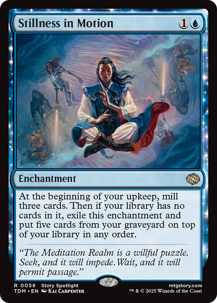 Stillness in Motion (TDM-059) [Tarkir: Dragonstorm] Foil