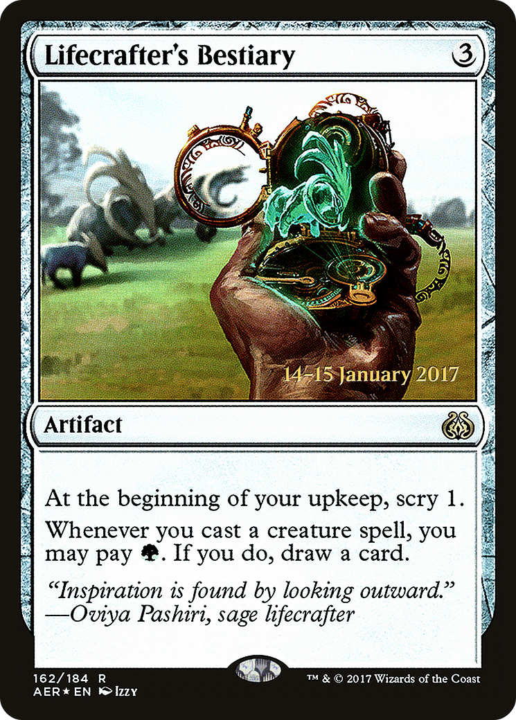 Lifecrafter's Bestiary (PRE-162) [Aether Revolt Promos] Foil