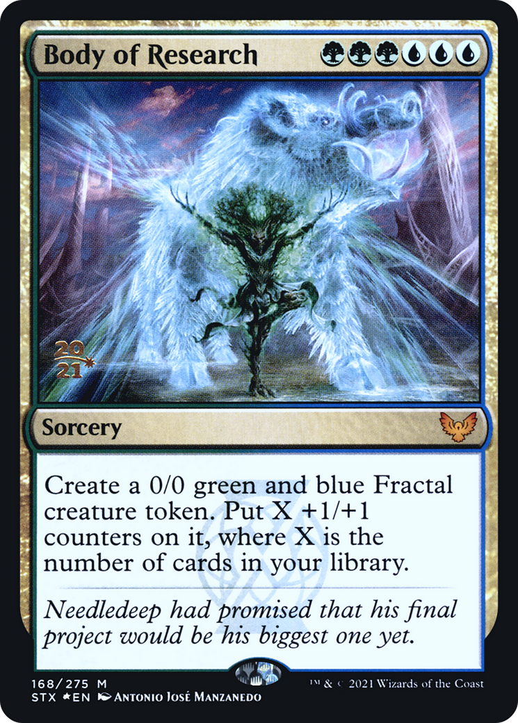 Body of Research (PRE-168) [Strixhaven: School of Mages Promos] Foil
