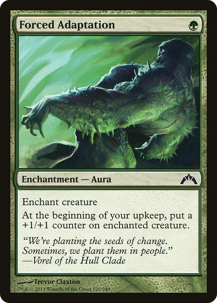 Forced Adaptation (GTC-120) [Gatecrash] Foil