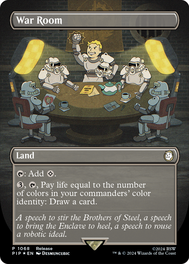 War Room (Borderless) (LARP-1068) [Fallout] Foil