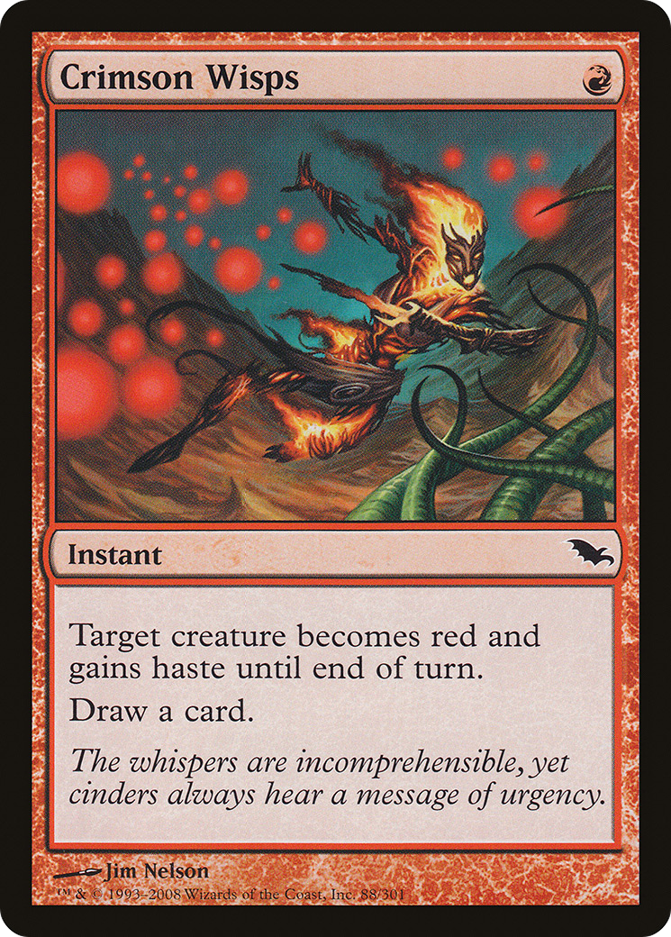 Crimson Wisps (SHM-088) [Shadowmoor]