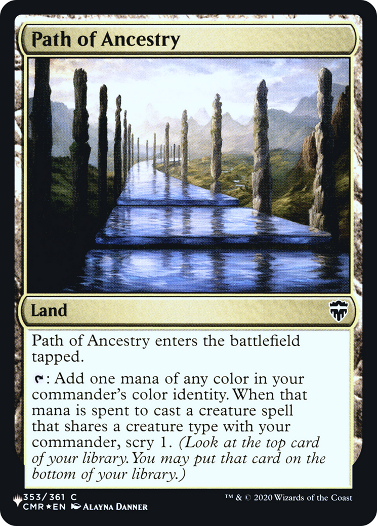 Path of Ancestry (CMR) (LIST-353) [The List] Foil