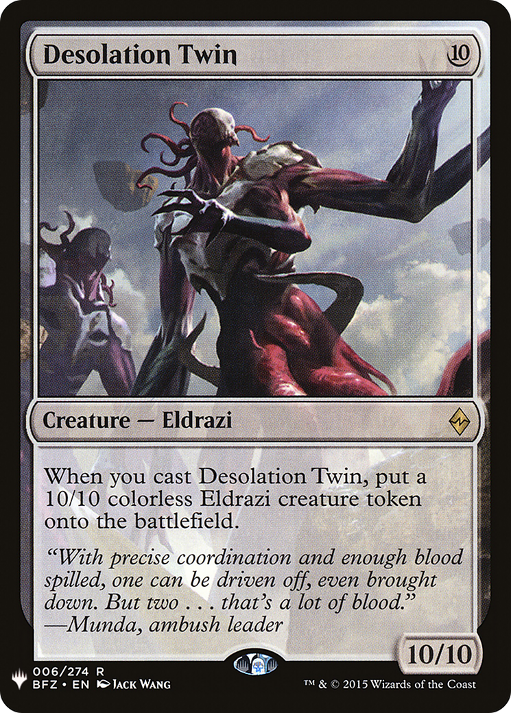 Desolation Twin (LIST-006/274) [The List]