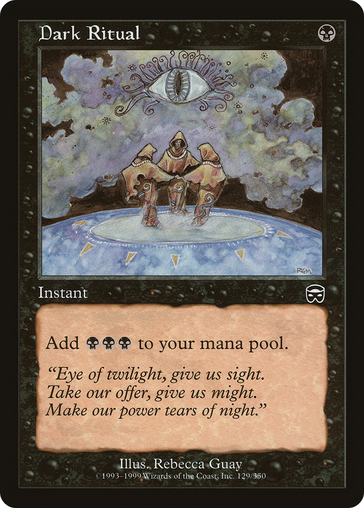 Dark Ritual (MMQ-129) [Mercadian Masques] Foil