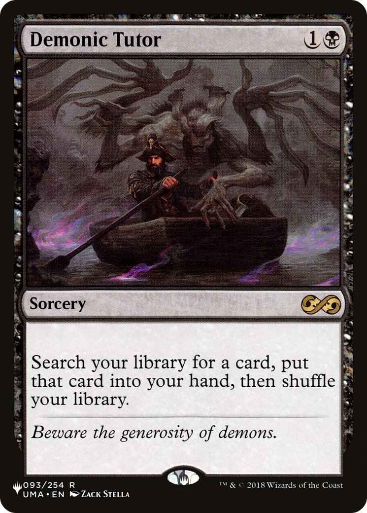 Demonic Tutor (UMA) (LIST-093/254) [The List]